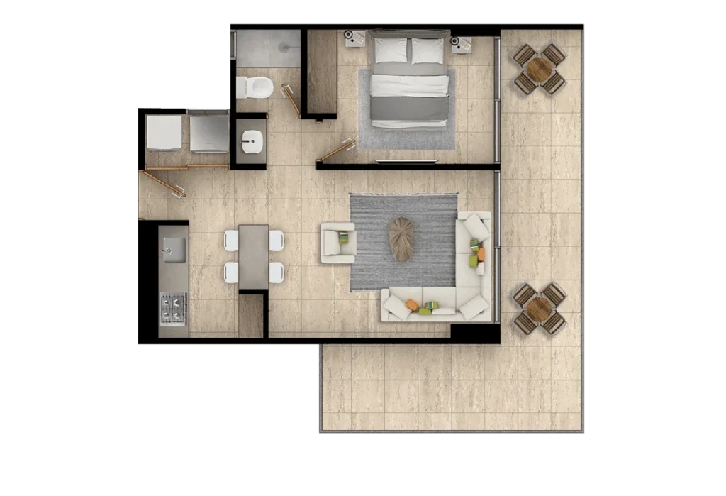 Apartamento tipo C Sierra Marina