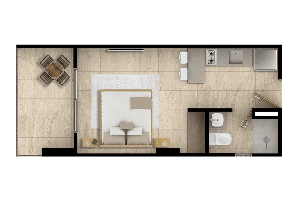 Apartamento tipo D Sierra Marina